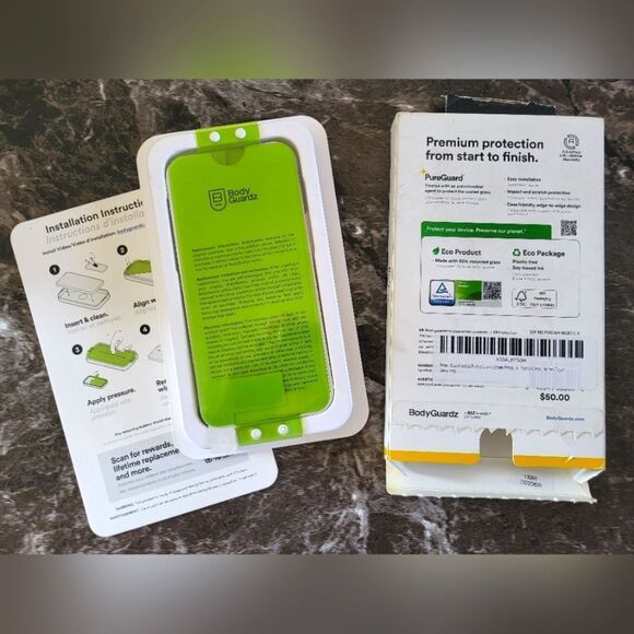 BodyGuardz Glass Screen Protector For IPhone 13 Pro Max 6.7-inch - Picture 2 of 2